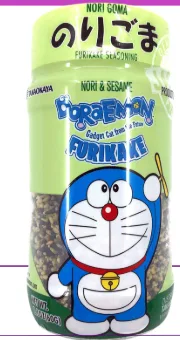 Bolsa de Furikake Doraemon (20 sobres, 4 sabores)