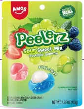 Peelerz uva verde y algodón de azúcar (120 g)